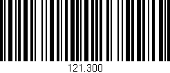 Código de barras (EAN, GTIN, SKU, ISBN): '121.300'