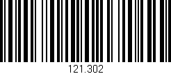 Código de barras (EAN, GTIN, SKU, ISBN): '121.302'