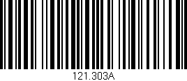 Código de barras (EAN, GTIN, SKU, ISBN): '121.303A'