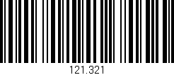 Código de barras (EAN, GTIN, SKU, ISBN): '121.321'