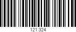 Código de barras (EAN, GTIN, SKU, ISBN): '121.324'