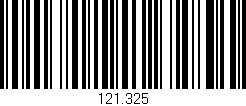 Código de barras (EAN, GTIN, SKU, ISBN): '121.325'