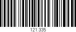 Código de barras (EAN, GTIN, SKU, ISBN): '121.335'