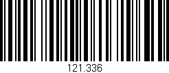 Código de barras (EAN, GTIN, SKU, ISBN): '121.336'