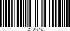 Código de barras (EAN, GTIN, SKU, ISBN): '121.342NE'