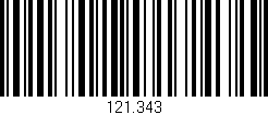 Código de barras (EAN, GTIN, SKU, ISBN): '121.343'