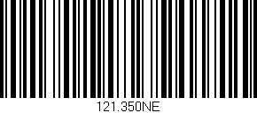 Código de barras (EAN, GTIN, SKU, ISBN): '121.350NE'