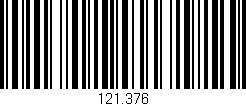 Código de barras (EAN, GTIN, SKU, ISBN): '121.376'