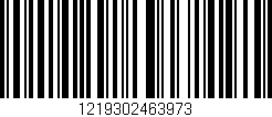 Código de barras (EAN, GTIN, SKU, ISBN): '1219302463973'