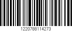 Código de barras (EAN, GTIN, SKU, ISBN): '1220788114273'