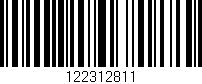 Código de barras (EAN, GTIN, SKU, ISBN): '122312811'