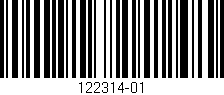 Código de barras (EAN, GTIN, SKU, ISBN): '122314-01'