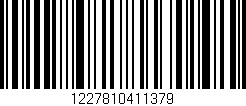 Código de barras (EAN, GTIN, SKU, ISBN): '1227810411379'