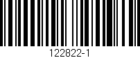 Código de barras (EAN, GTIN, SKU, ISBN): '122822-1'