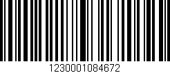 Código de barras (EAN, GTIN, SKU, ISBN): '1230001084672'