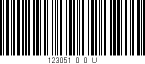 Código de barras (EAN, GTIN, SKU, ISBN): '123051_0_0_U'