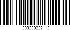 Código de barras (EAN, GTIN, SKU, ISBN): '1233230222112'