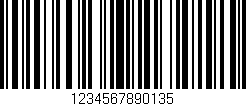 Código de barras (EAN, GTIN, SKU, ISBN): '1234567890135'