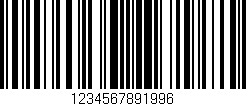 Código de barras (EAN, GTIN, SKU, ISBN): '1234567891996'