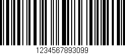 Código de barras (EAN, GTIN, SKU, ISBN): '1234567893099'