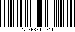 Código de barras (EAN, GTIN, SKU, ISBN): '1234567893648'