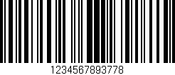 Código de barras (EAN, GTIN, SKU, ISBN): '1234567893778'