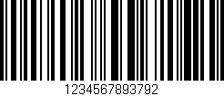 Código de barras (EAN, GTIN, SKU, ISBN): '1234567893792'