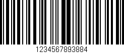 Código de barras (EAN, GTIN, SKU, ISBN): '1234567893884'