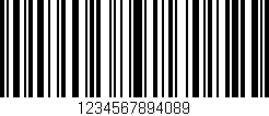 Código de barras (EAN, GTIN, SKU, ISBN): '1234567894089'