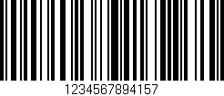 Código de barras (EAN, GTIN, SKU, ISBN): '1234567894157'