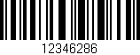 Código de barras (EAN, GTIN, SKU, ISBN): '12346286'