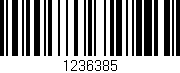 Código de barras (EAN, GTIN, SKU, ISBN): '1236385'