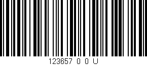 Código de barras (EAN, GTIN, SKU, ISBN): '123657_0_0_U'