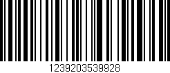 Código de barras (EAN, GTIN, SKU, ISBN): '1239203539928'
