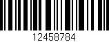 Código de barras (EAN, GTIN, SKU, ISBN): '12458784'