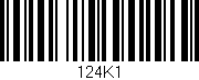 Código de barras (EAN, GTIN, SKU, ISBN): '124K1'