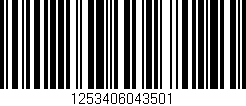 Código de barras (EAN, GTIN, SKU, ISBN): '1253406043501'