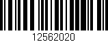 Código de barras (EAN, GTIN, SKU, ISBN): '12562020'