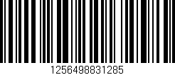 Código de barras (EAN, GTIN, SKU, ISBN): '1256498831285'