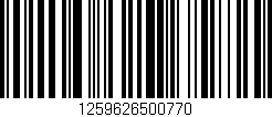 Código de barras (EAN, GTIN, SKU, ISBN): '1259626500770'