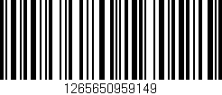 Código de barras (EAN, GTIN, SKU, ISBN): '1265650959149'