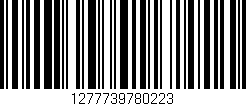 Código de barras (EAN, GTIN, SKU, ISBN): '1277739780223'