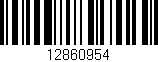 Código de barras (EAN, GTIN, SKU, ISBN): '12860954'