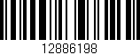 Código de barras (EAN, GTIN, SKU, ISBN): '12886198'