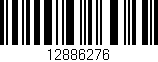 Código de barras (EAN, GTIN, SKU, ISBN): '12886276'