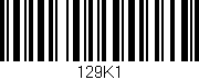 Código de barras (EAN, GTIN, SKU, ISBN): '129K1'