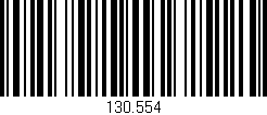 Código de barras (EAN, GTIN, SKU, ISBN): '130.554'