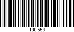 Código de barras (EAN, GTIN, SKU, ISBN): '130.558'