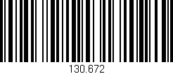 Código de barras (EAN, GTIN, SKU, ISBN): '130.672'