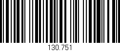 Código de barras (EAN, GTIN, SKU, ISBN): '130.751'